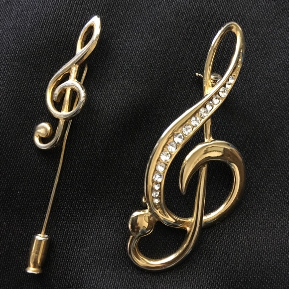 🎶Two Music Note Pins🎶 - Picture 1 of 2